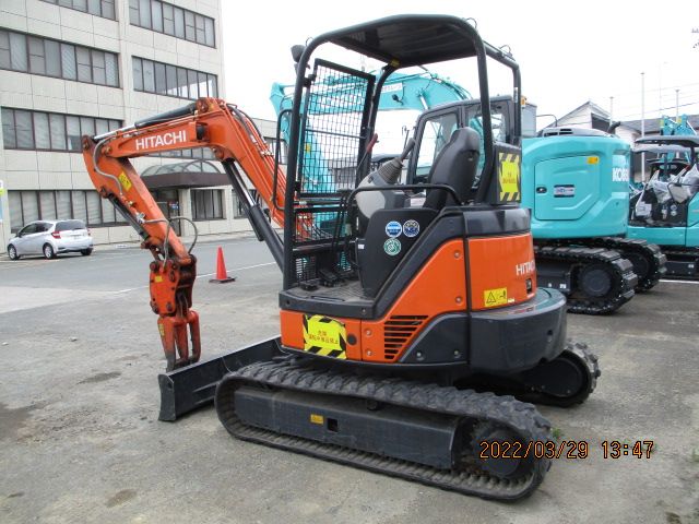 日立建機 ミニショベル ZX35U-3 グラスパー付 | 中古建機を探す